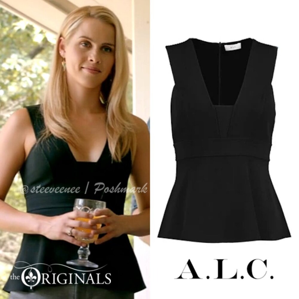 A.L.C. Leigh Top in Black ASO Rebekah Mikaelson